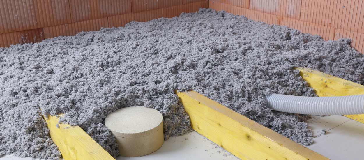 Ouate de cellulose biosourcée